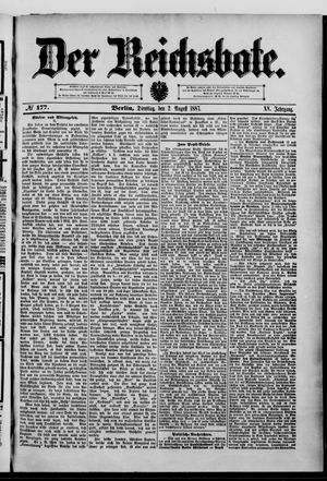 Der Reichsbote on Aug 2, 1887