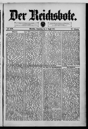 Der Reichsbote vom 04.08.1887