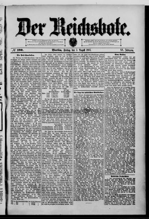 Der Reichsbote vom 05.08.1887