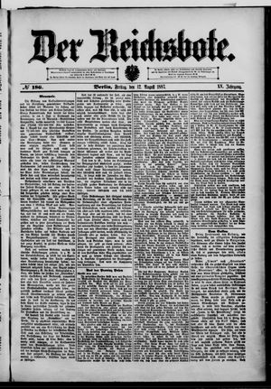 Der Reichsbote vom 12.08.1887