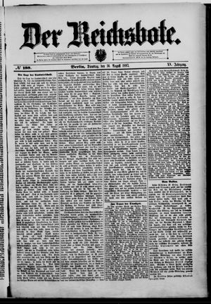 Der Reichsbote vom 16.08.1887
