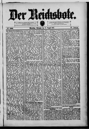 Der Reichsbote vom 17.08.1887