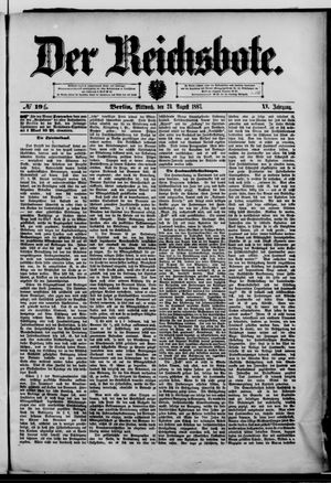 Der Reichsbote vom 24.08.1887