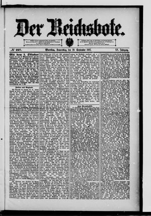 Der Reichsbote vom 29.09.1887