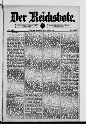 Der Reichsbote vom 08.10.1887