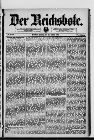 Der Reichsbote vom 18.10.1887