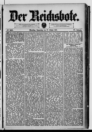 Der Reichsbote vom 27.10.1887