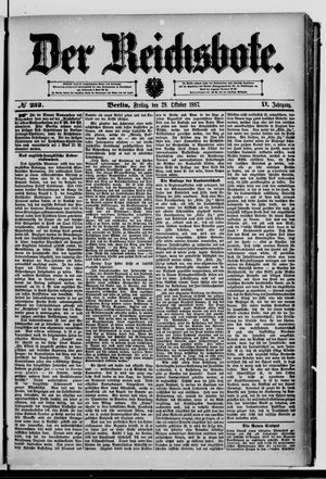 Der Reichsbote vom 28.10.1887
