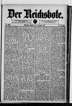 Der Reichsbote vom 04.12.1887