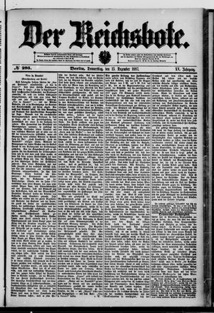 Der Reichsbote vom 15.12.1887