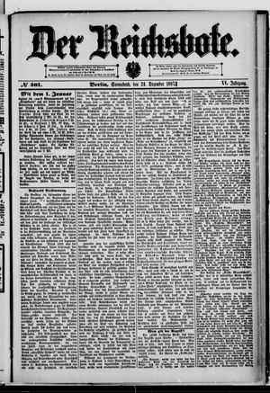 Der Reichsbote vom 24.12.1887