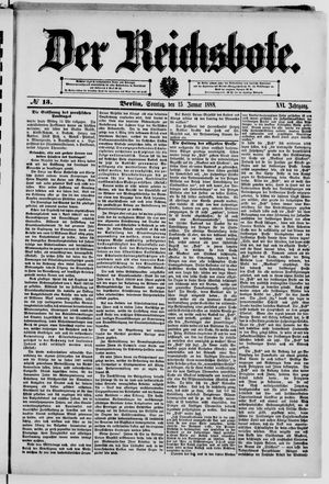 Der Reichsbote vom 15.01.1888