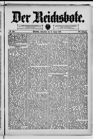 Der Reichsbote vom 21.01.1888