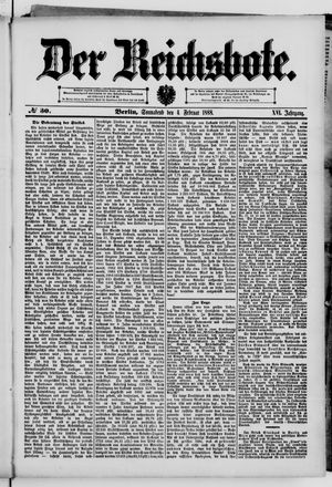 Der Reichsbote vom 04.02.1888