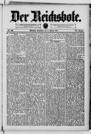 Der Reichsbote on Feb 11, 1888