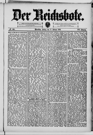 Der Reichsbote vom 17.02.1888