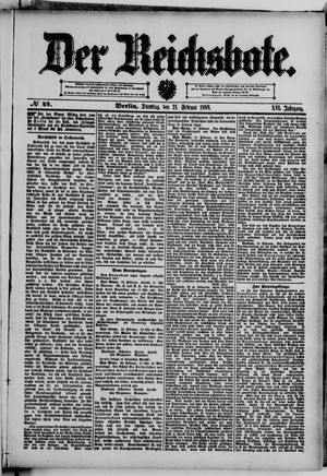 Der Reichsbote vom 21.02.1888