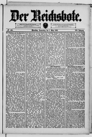 Der Reichsbote vom 01.03.1888