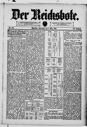 Der Reichsbote vom 03.03.1888