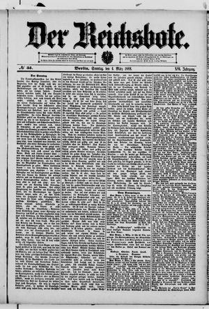 Der Reichsbote vom 04.03.1888