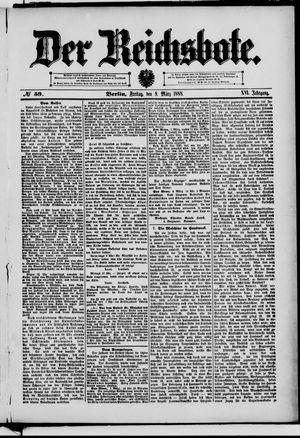 Der Reichsbote vom 09.03.1888