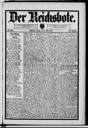 Der Reichsbote vom 16.03.1888