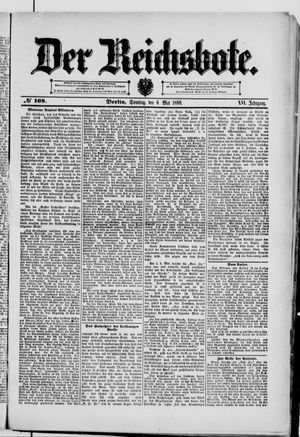 Der Reichsbote vom 06.05.1888