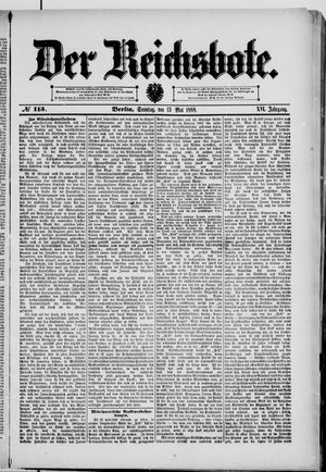 Der Reichsbote vom 13.05.1888