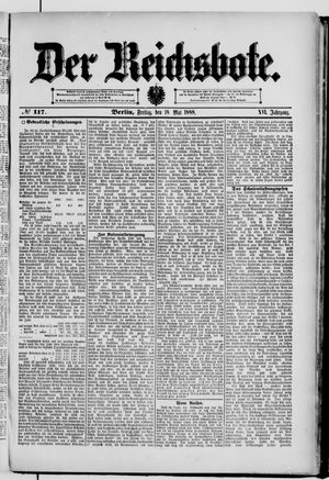 Der Reichsbote vom 18.05.1888