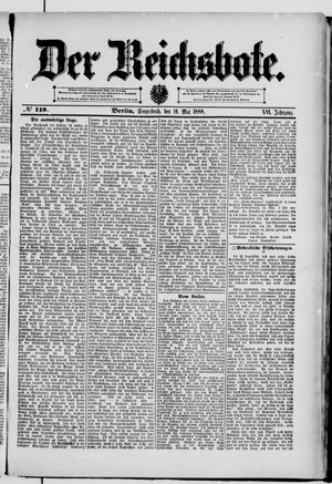 Der Reichsbote vom 19.05.1888