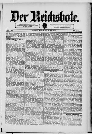 Der Reichsbote vom 30.05.1888