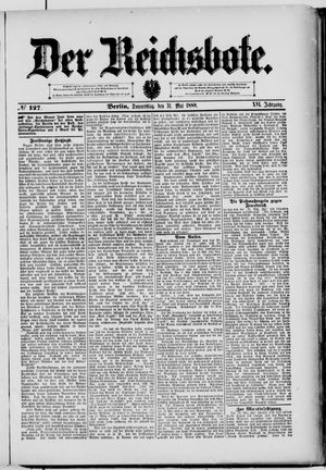 Der Reichsbote vom 31.05.1888