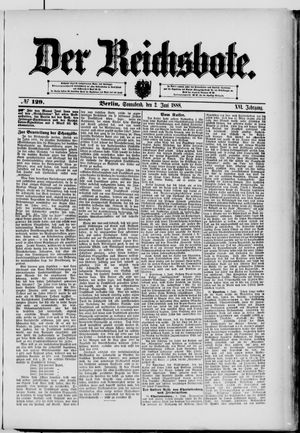 Der Reichsbote vom 02.06.1888
