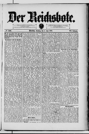 Der Reichsbote vom 05.06.1888