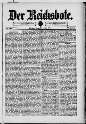 Der Reichsbote vom 08.06.1888