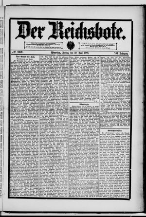 Der Reichsbote vom 22.06.1888