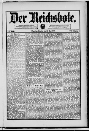 Der Reichsbote vom 26.06.1888