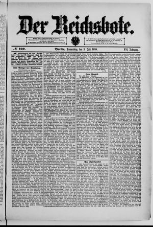 Der Reichsbote vom 05.07.1888