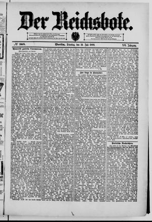 Der Reichsbote vom 10.07.1888