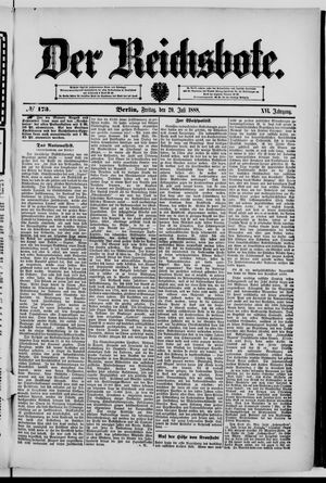 Der Reichsbote vom 20.07.1888