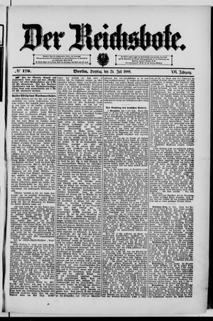 Der Reichsbote vom 24.07.1888