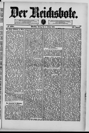 Der Reichsbote vom 05.10.1888