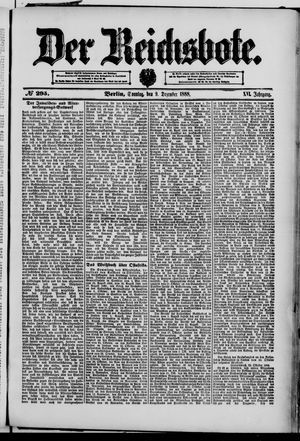 Der Reichsbote vom 09.12.1888