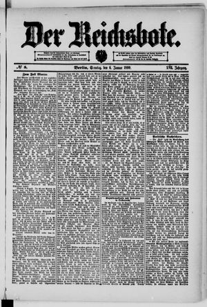 Der Reichsbote vom 06.01.1889