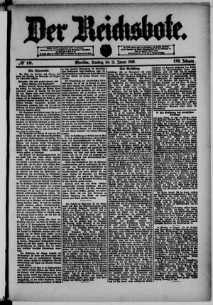Der Reichsbote on Jan 15, 1889