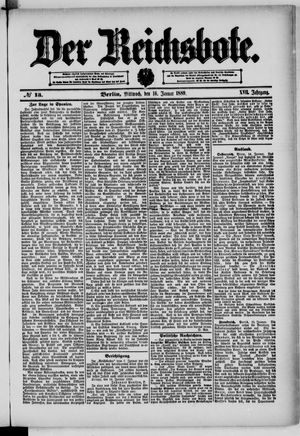 Der Reichsbote vom 16.01.1889