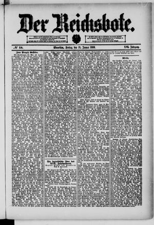 Der Reichsbote on Jan 18, 1889