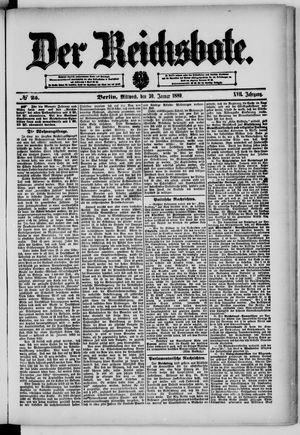 Der Reichsbote vom 30.01.1889