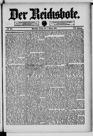 Der Reichsbote on Feb 1, 1889