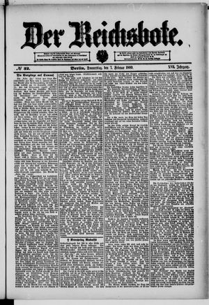 Der Reichsbote vom 07.02.1889